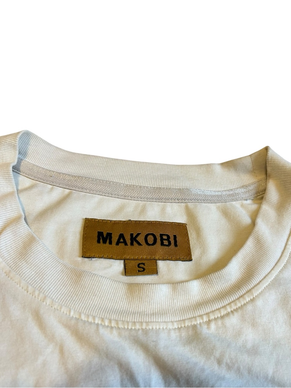 Makobi Trust Issues Graphic Tee White Small Streetwear Y2K - Picture 8 of 13
